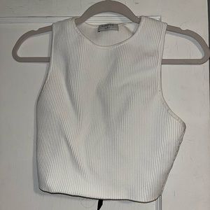 Aritzia Babaton racer back cropped tank